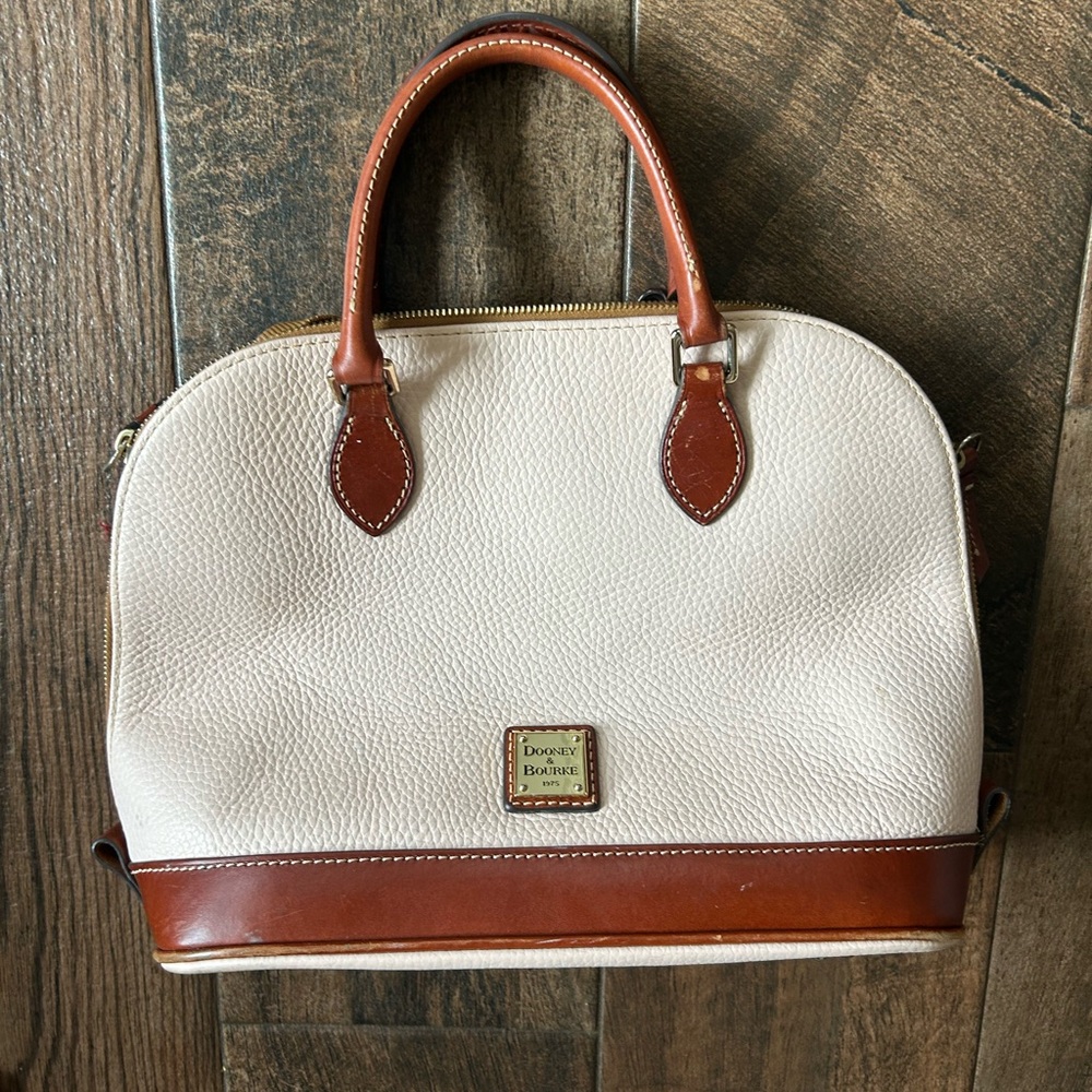Dooney & Bourke Leather Satchel - Picture 2 of 3